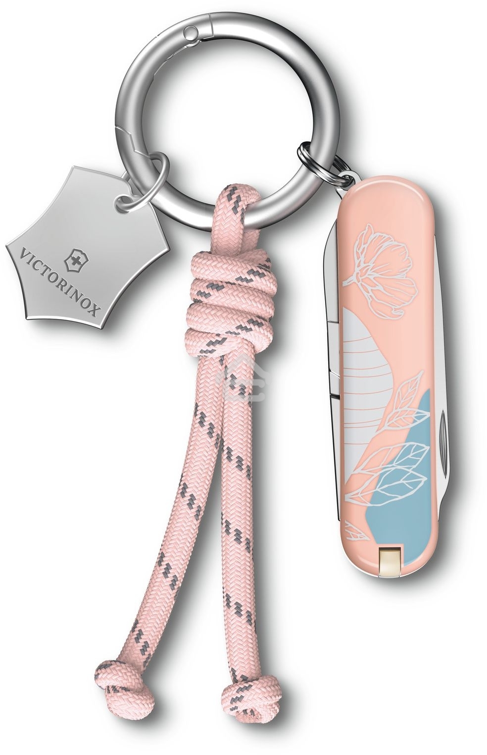 Нож перочинный Victorinox Classic SD Paris Style (0.6223.E221) 58мм 7 функций розовый подар.коробка