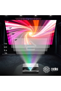Проектор Cactus CS-U1.SG DLP 27200Lm (3840x2160) 800000:1 ресурс лампы:25000часов 2xUSB typeA 2xHDMI 9.7кг