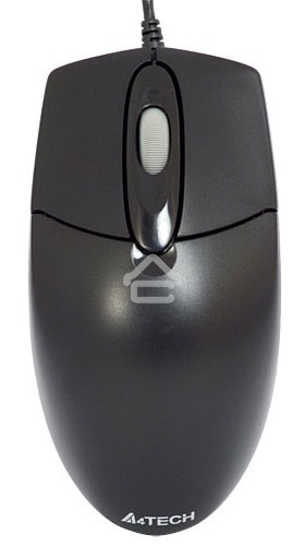 Мышь проводная A4Tech OP-720 черный, 1200 dpi, USB, кнопки - 3