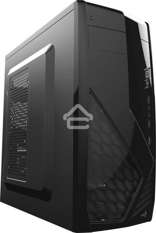 Компьютерный корпус Miditower Aerocool/Formula Cs-1102 черный ATX/micro ATX/mini ITX, USB 3.0 (без БП) 58133