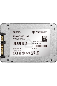 Накопитель SSD Transcend SSD220S, 960Gb, SATA III, 2.5