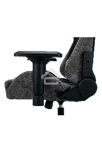 Кресло игровое Бюрократ VIKING 7 KNIGHT B FABRIC черный текстиль/эко.кожа крестовина металл/пластик