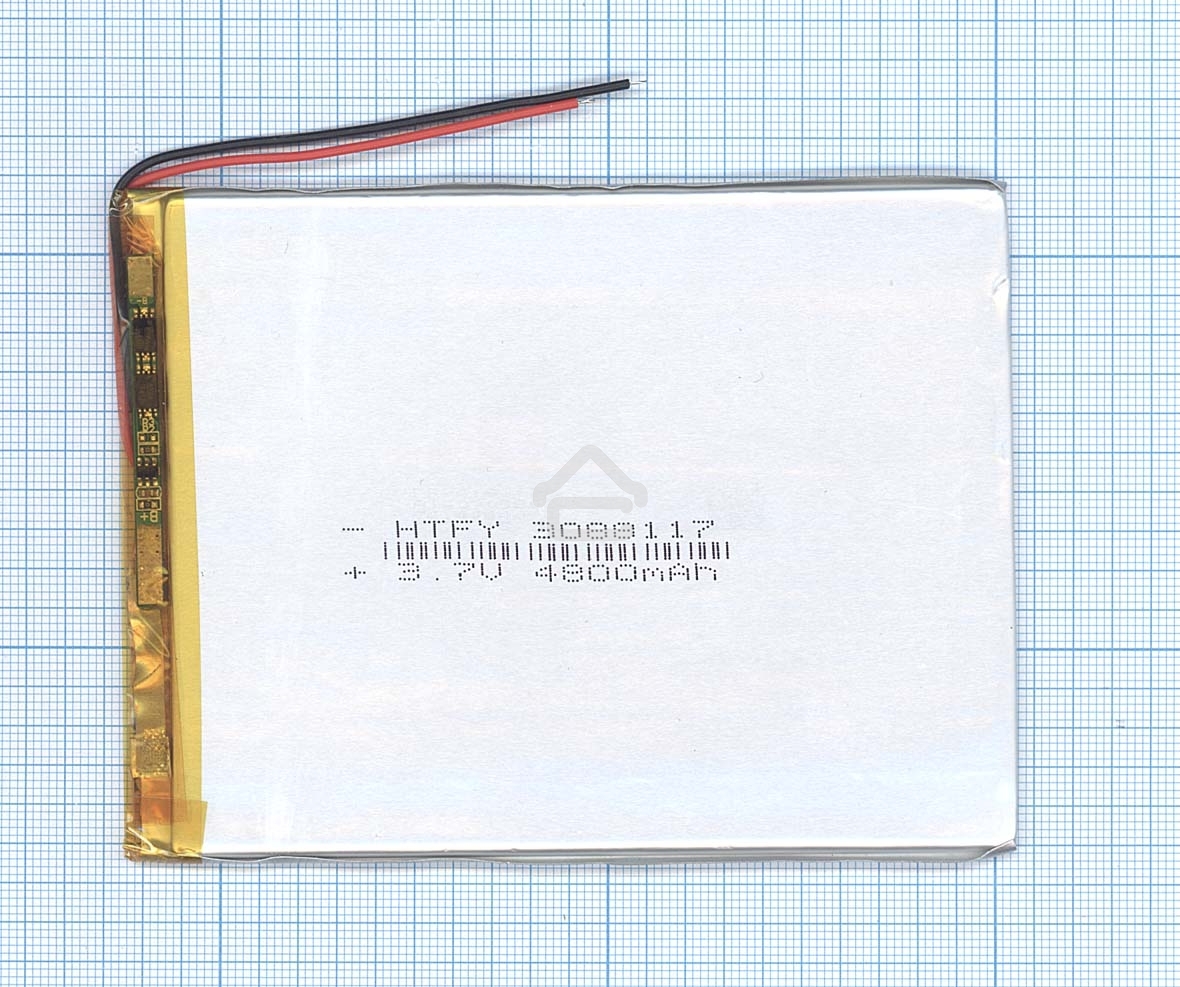Аккумулятор Li-Pol (батарея) 3*88*117мм 2pin 3.7V/4800mAh