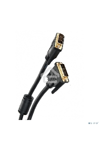 Кабель DVI 1.8м VCOM DVI-DVI Dual Link 25M-25M, 2 фильтра, VDV6300-1.8M