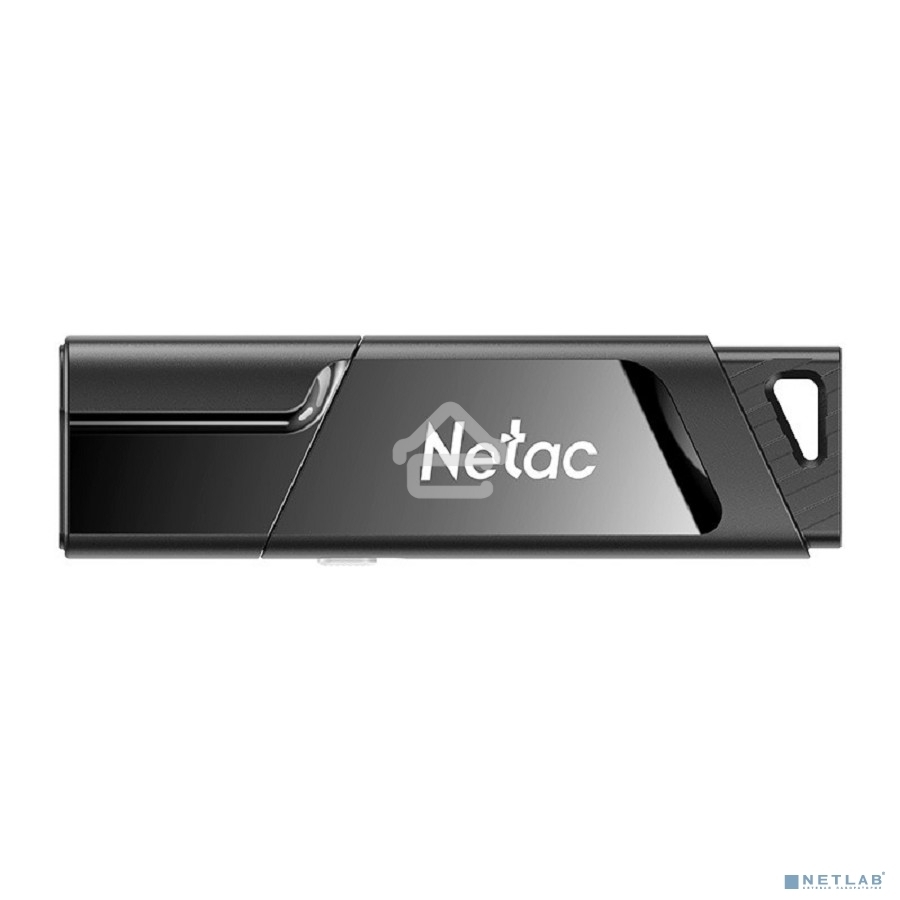 Флешка USB R/W R/W Netac U336S NT03U336S-064G-30BK, 64Gb, USB3.0, пластиковая с защитой от записи