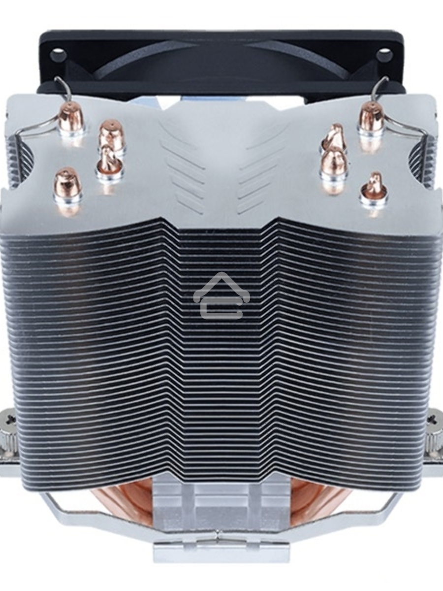 Кулер для процессора AeroCool / Formula Verkho 4 Lite серебристый, 90 мм, алюминий/медь, 2000 об/мин, 27 дБ, 4 pin, 125 Вт, 135 мм