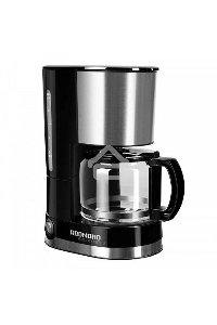 Кофеварка капельная Redmond RCM-M1507 черный/серебристый, исп. кофе - молотый, 0.6 л, 600 Вт