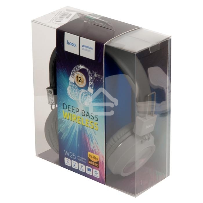 Гарнитура беспроводная полноразмерная HOCO W25, серый