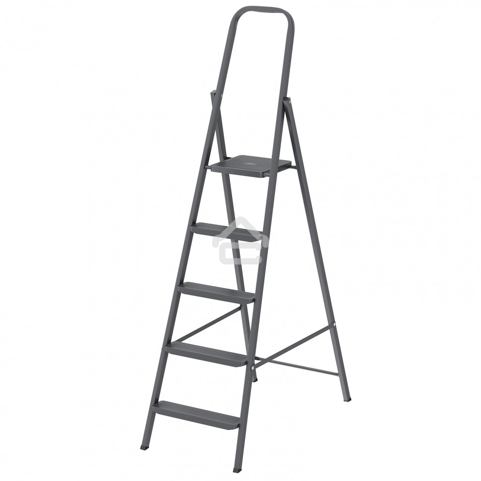 Стремянка Сибртех 5 ступеней, компактная, стальная