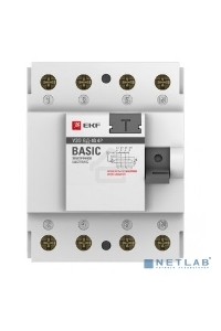 Устройство защитного отключения EKF elcb-4-40-30e-sim Устройство защитного отключения УЗО ВД-40 4P 40А/30мА (электронное) EKF Basic