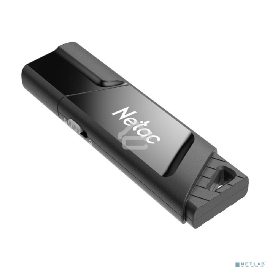 Флешка USB R/W R/W Netac U336S NT03U336S-064G-30BK, 64Gb, USB3.0, пластиковая с защитой от записи