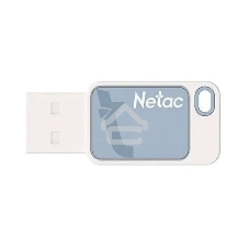 Флешка USB Netac UA31 (NT03UA31N-008G-20BL), 8Gb, USB 2.0, R/W 110/45, синий/белый