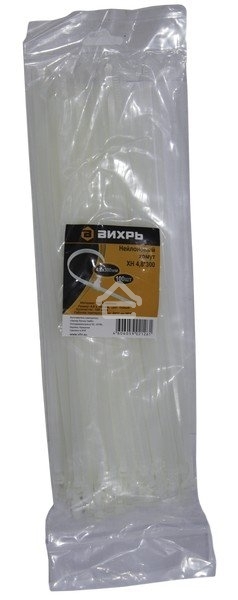 Хомут нейлоновый 4,8*300 Б (100шт)