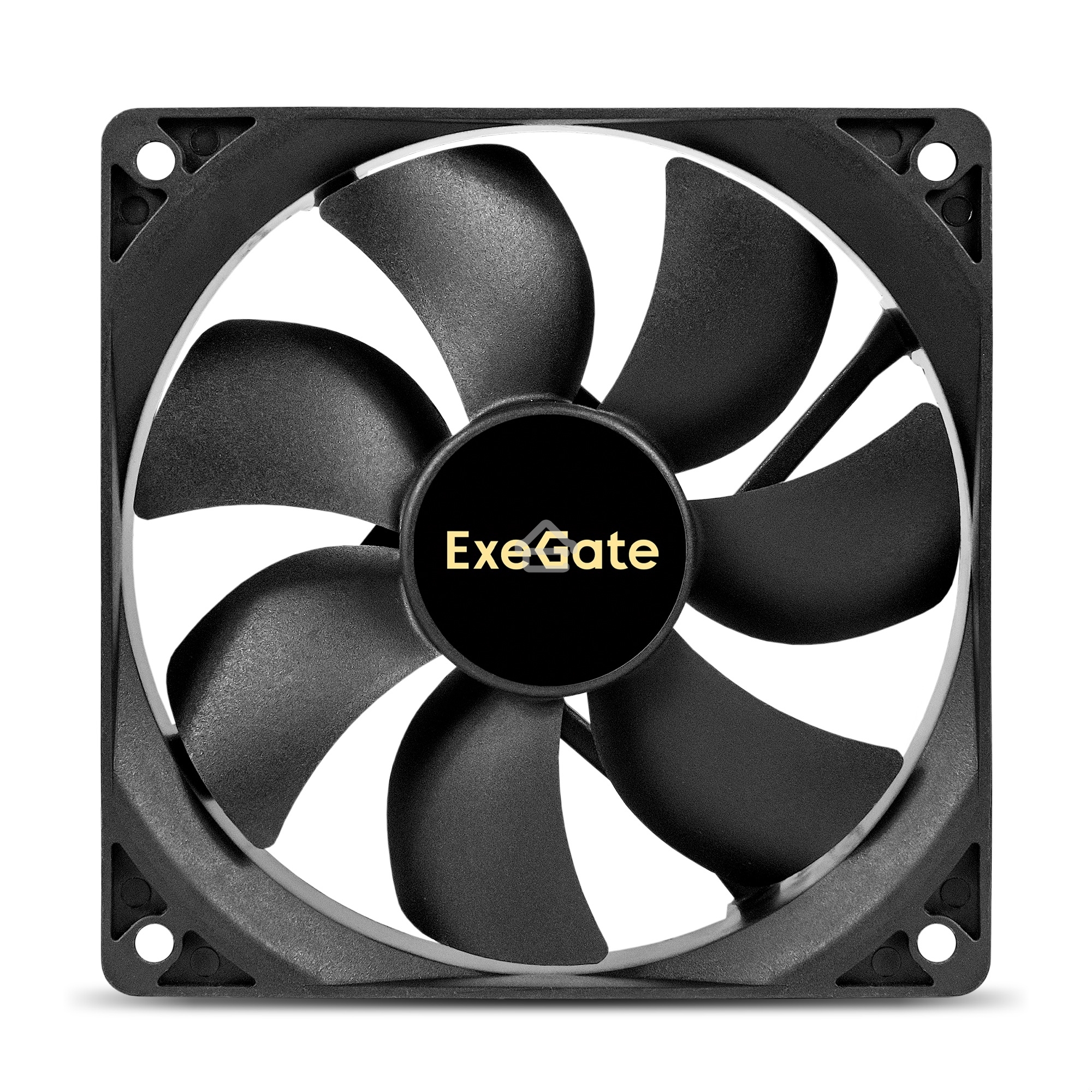 Вентилятор для корпуса ExeGate EX12025BM черный, 120 мм, 1550 об/мин, 25 дБ, 2 pin