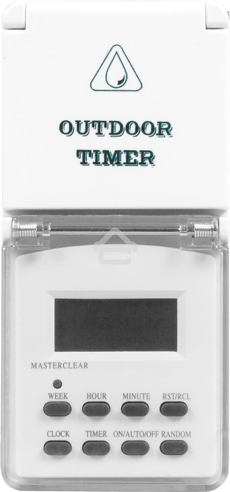 Розетка с таймером Feron (недельная) в защитном корпусе IP 44 3500W/16A 230V, 61926(TM23)