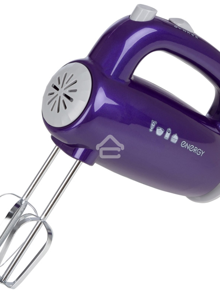 Миксер Energy EN-295P, 5 скоростей, 300 Вт, фиолетовый