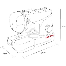 Швейная машина Necchi 4323 А белый