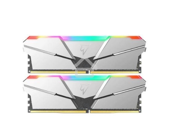 Оперативная память NETAC Shadow, DDR4, 16GB (2x8GB), 3600MHz, CL16, DIMM, с радиаторами, RGB, серебристый