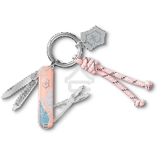 Нож перочинный Victorinox Classic SD Paris Style (0.6223.E221) 58мм 7 функций розовый подар.коробка