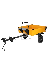 Прицеп для мотоблока TT-500, оцинк., груз. 500 кг, рег. сцепка, колеса 4.00-10, в упаковке  Denzel