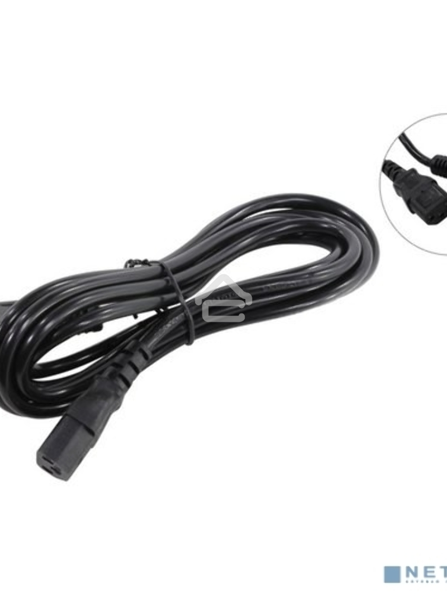 Кабель питания ExeGate Power PC-3P (Евровилка угловая Schuko->С13) VDE-250V-3*0.75-CU, 10A, 3м