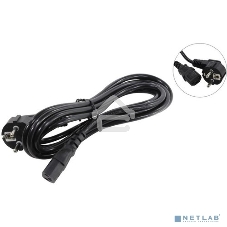 Кабель питания ExeGate Power PC-3P (Евровилка угловая Schuko->С13) VDE-250V-3*0.75-CU, 10A, 3м