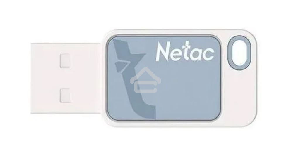 Флешка USB Netac UA31 (NT03UA31N-016G-20BL), 16Gb, USB 2.0, R/W 110/45, синий/белый