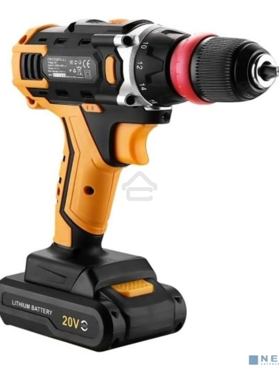 Дрель-шуруповерт Deko DKCD20FU-Li 063-4176, Аккумуляторная, 20В