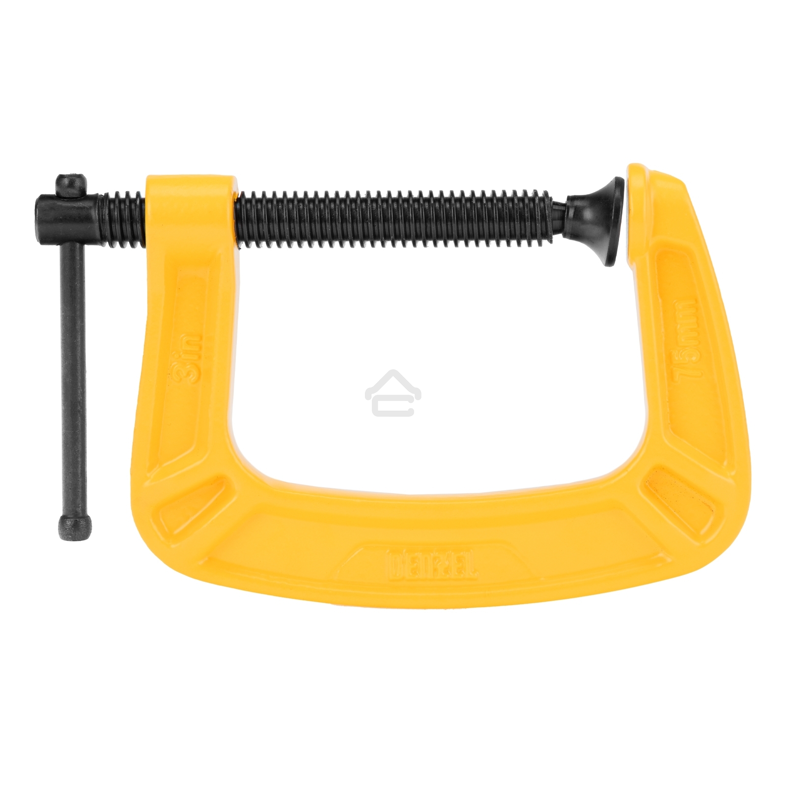 Струбцина Denzel G-образная усиленная, 75 мм