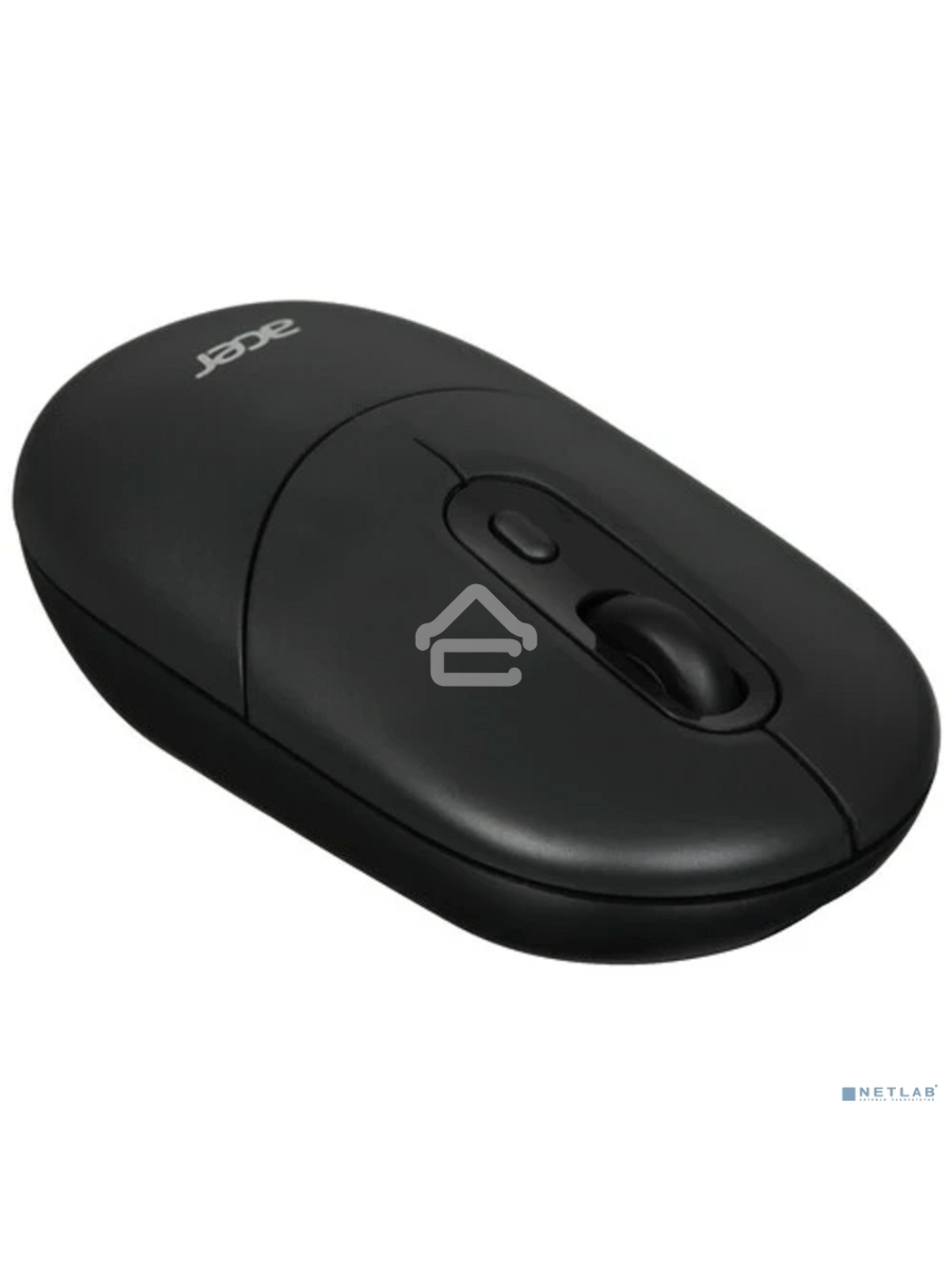 Мышь беспроводная Acer OMR301 черный, 1600 dpi, радиоканал, Bluetooth, USB, кнопки - 4