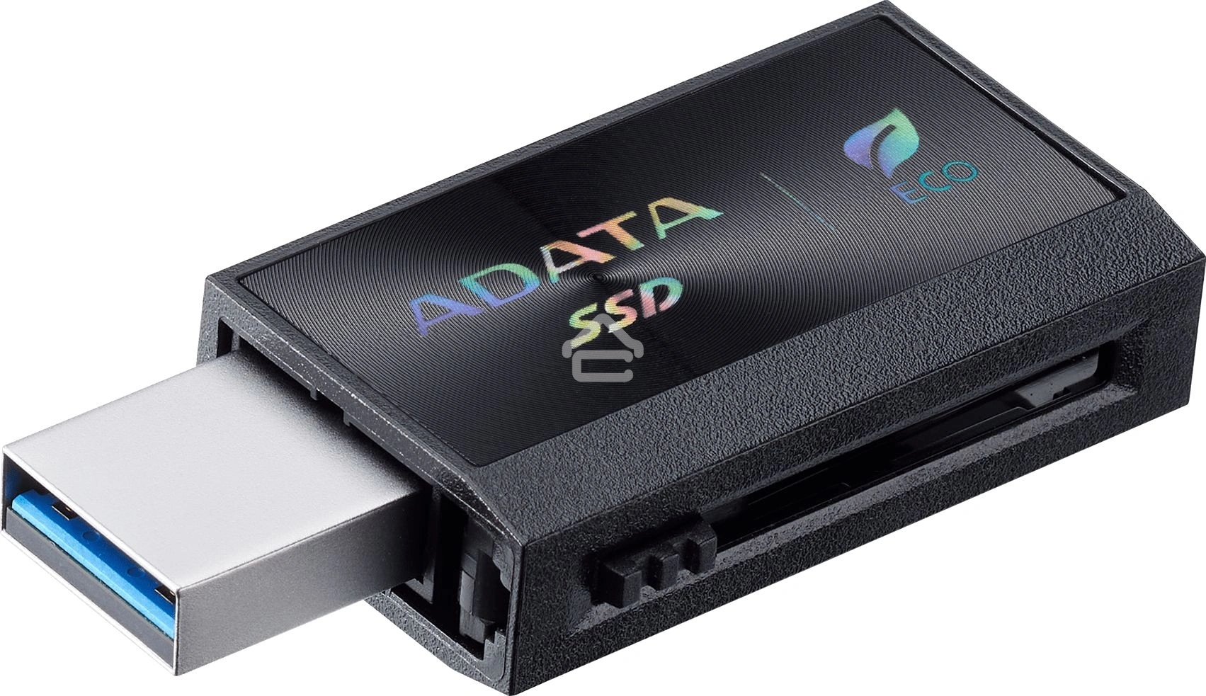 Внешний SSD ADATA SC730, 512 Gb, USB 3.2 Gen 2 Type-A/Type-C, R/W 600/600, черный