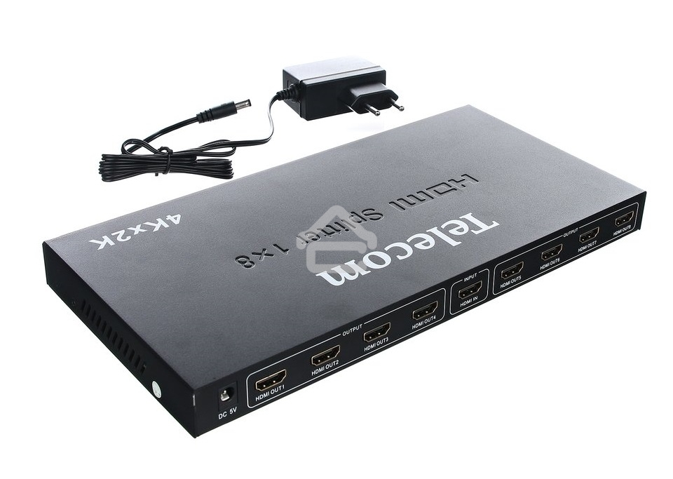 Разветвитель Telecom HDMI 1=>8 4k@30 HZ TTS7010