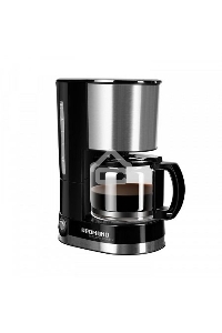 Кофеварка капельная Redmond RCM-M1507 черный/серебристый, исп. кофе - молотый, 0.6 л, 600 Вт