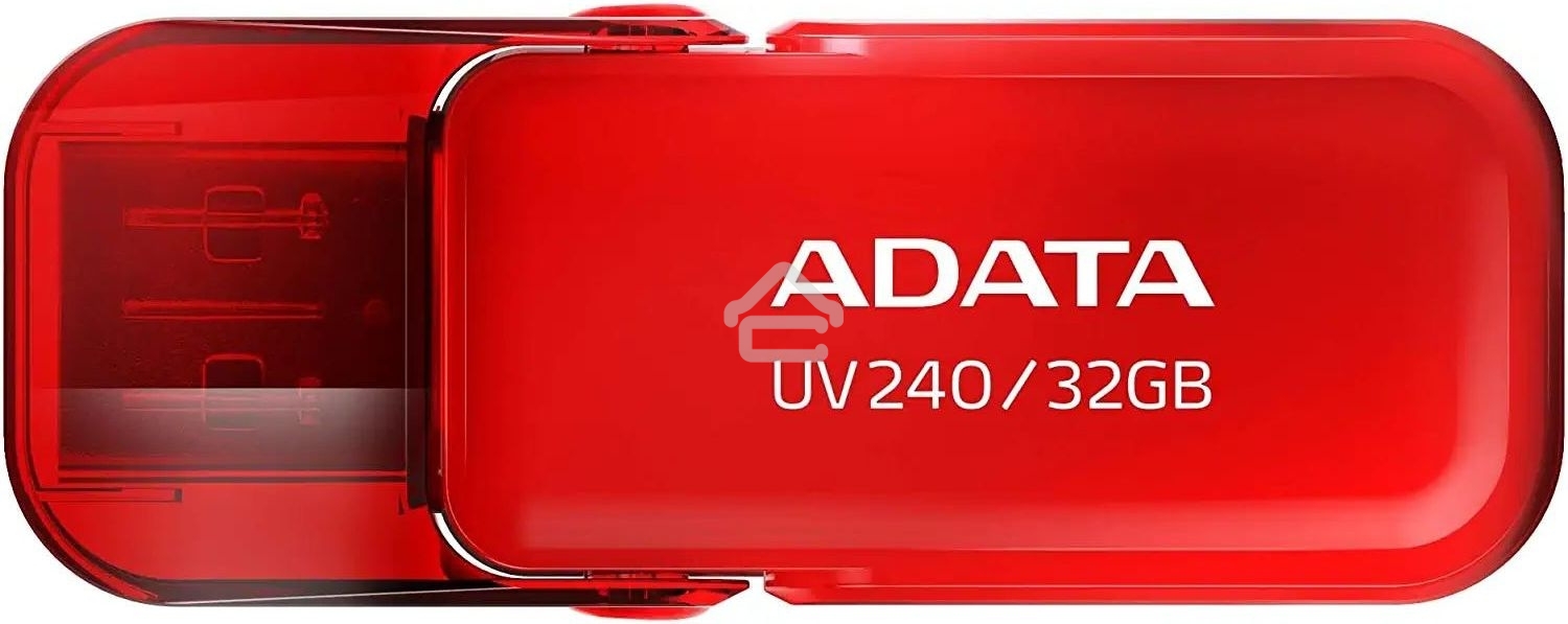Флешка USB ADATA UV240 (AUV240-32G-RRD), 32Gb, USB 2.0, R/W 15/5, красный