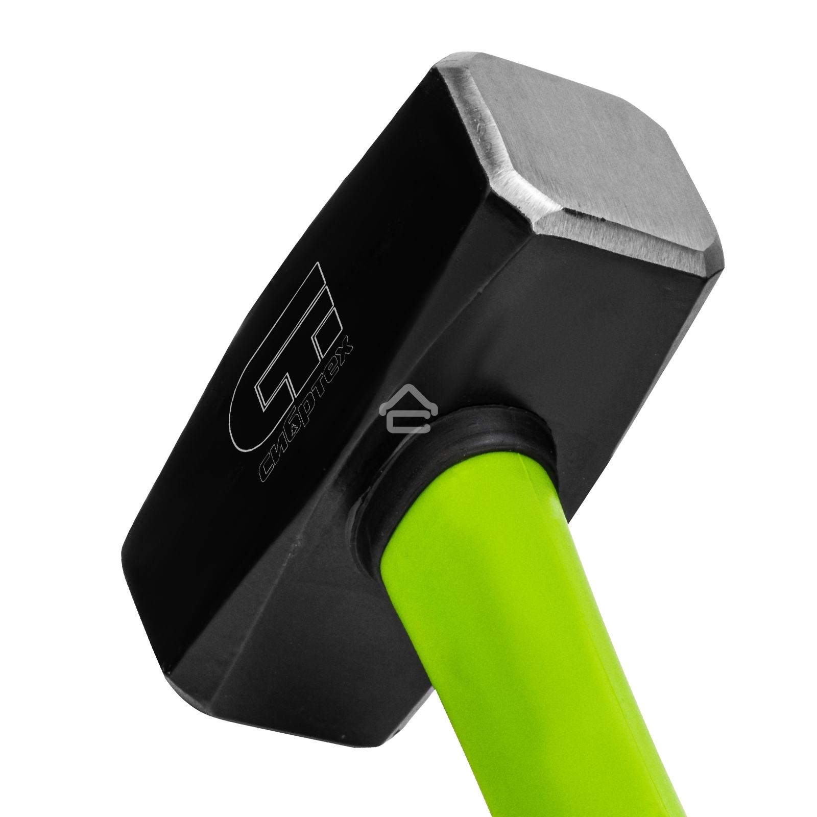 Кувалда Сибртех 1500 г, фибергласовая обрезиненная рукоятка