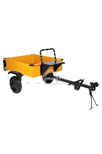 Прицеп для мотоблока TT-500, оцинк., груз. 500 кг, рег. сцепка, колеса 4.00-10, в упаковке  Denzel