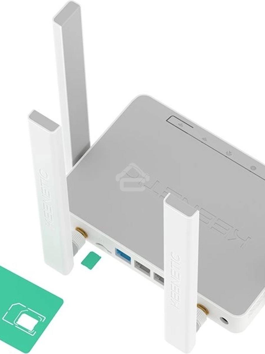 Роутер беспроводной Keenetic Runner 4G (KN-2212) с модемом 4G, Mesh Wi-Fi N300 и 4-портовым Smart-коммутатором