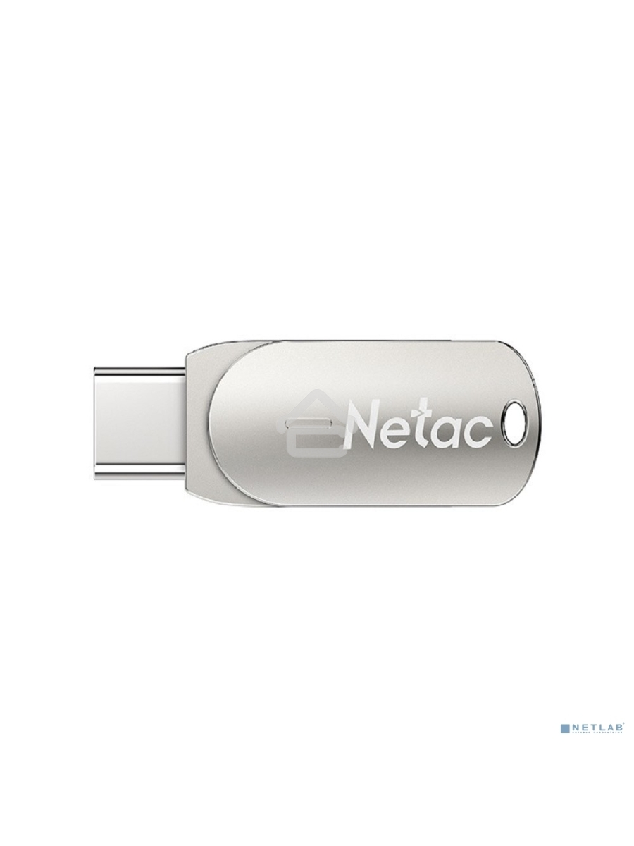 Флеш диск Netac U785 32Gb <NT03U785C-032G-30PN>, USB3.0+TypeC, металлическая