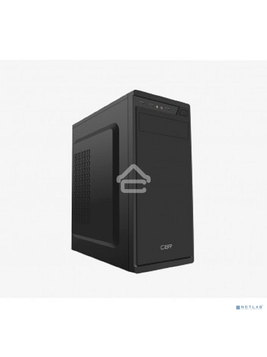 Компьютерный корпус CBR PCC-ATX-J02-450W ATX Miditower J02, c БП PSU-ATX450-12EC, 2*USB 2.0, HD Audio+Mic, Black