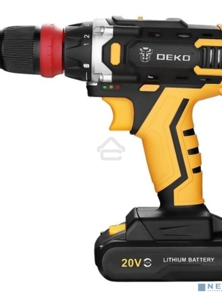 Дрель-шуруповерт Deko DKCD20FU-Li 063-4176, Аккумуляторная, 20В