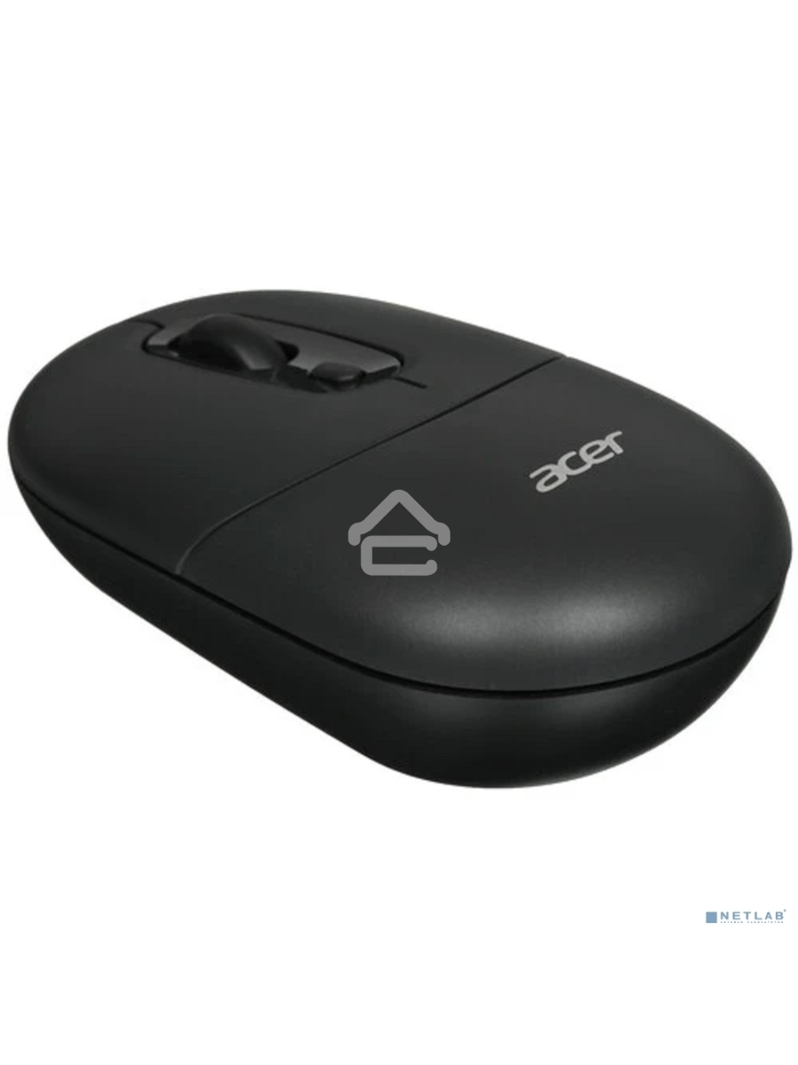 Мышь беспроводная Acer OMR301 черный, 1600 dpi, радиоканал, Bluetooth, USB, кнопки - 4