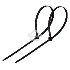 Хомут-стяжка кабельная нейлоновая PROconnect 250 x3,6 мм, черная, упаковка 100 шт.