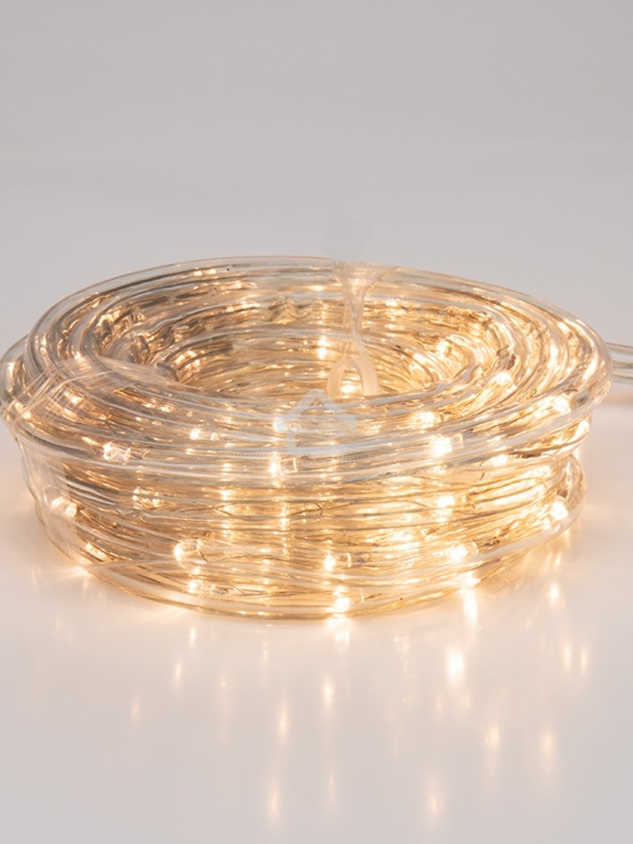 Дюралайт LED, свечение с динамикой (3W), 24 LED/м, ТЕПЛЫЙ БЕЛЫЙ, 6м