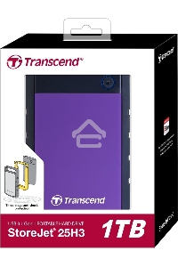 Внешний жесткий диск Transcend USB 3.0 1Tb TS1TSJ25H3P StoreJet 25H3P (5400 об/мин) 2.5