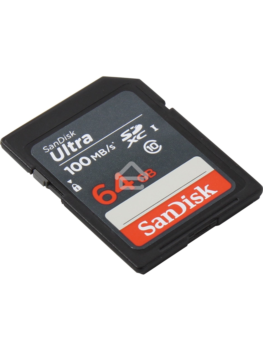 Карта памяти SDXC 64GB UHS-I SDSDUNR-064G-GN3IN SANDISK