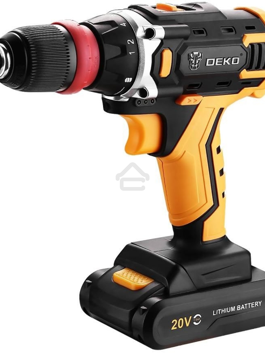 Дрель-шуруповерт Deko DKCD20FU-Li 063-4176, Аккумуляторная, 20В