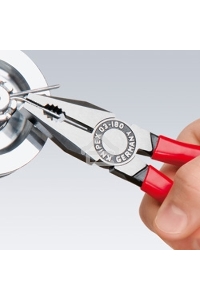Пассатижи KNIPEX 0302180  180мм ручки с двухцветными многокомпонентными чехлами