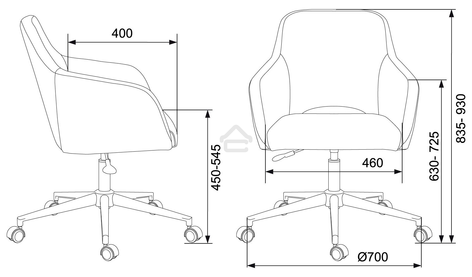 Кресло офисное Бюрократ CH-380SL серая жемчужина Italia 26, крестовина металл хром