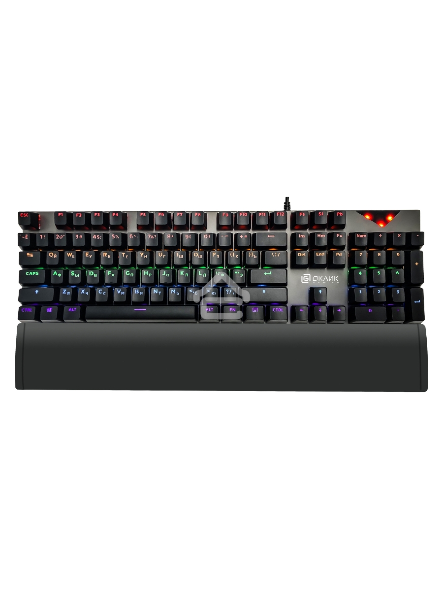 Клавиатура Оклик 935G RAGNAR механическая черный USB Multimedia for gamer LED