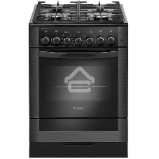 Плита комбинированная Gefest 6502-03 0029 черный, конфорок 4 газовых, духовка 55 л, 60 см x 85 см x 60 см